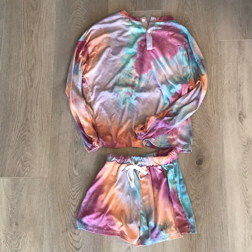Tie dye lounge set